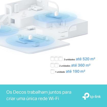 Imagem de Roteador Mesh Wifi 6 Deco X10 IA Dual Band Gigabit Ax1500 TP Link