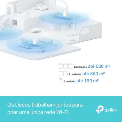 Imagem de Roteador Mesh Wifi 6 Deco X10 IA Dual Band Gigabit Ax1500 TP Link