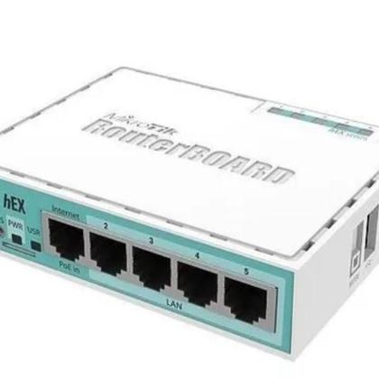 Imagem de Roteador Mikrotik Routerboard Rb750 Gr3 Hex 880Mhz 256Mb H