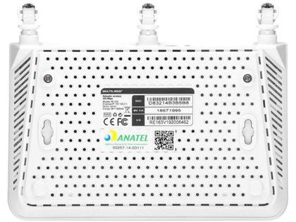 Imagem de Roteador Multilaser RE163V 300Mbps - 3 Antenas 4 Portas