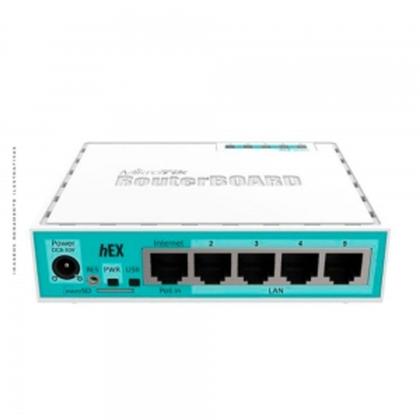 Imagem de Roteador Routerboard Mikrotik RB750GR3 HEX, 5x Portas Ethernet - 12603