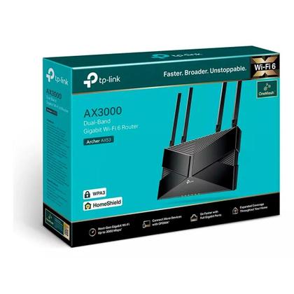 Imagem de Roteador TP-Link Archer AX53 AX3000 Wireless Gigabit Dual Band Wi-Fi 6