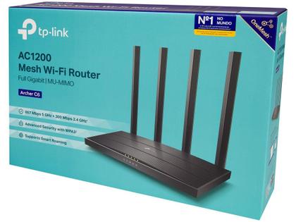 Imagem de Roteador TP-Link Archer C6 300Mbps 4 Antenas - 5 Portas
