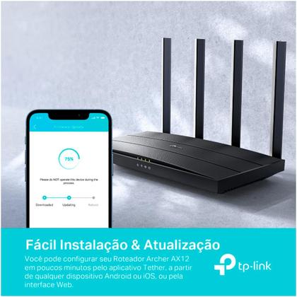 Imagem de Roteador TP-Link AX12 WI-FI 6 AX1500 Tecnologia EasyMesh