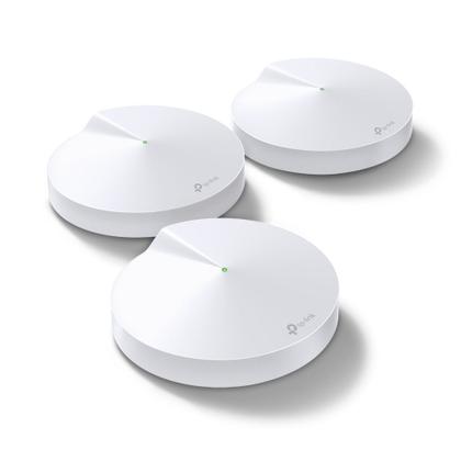 Imagem de Roteador TP-Link DECO M5 Kit C/3 Archer AC1300 Wireless GIGABIT Dual Bank 2,4/5Ghz 4 ant Internas