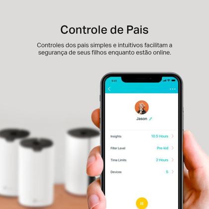 Imagem de Roteador Tp-Link Mesh Deco S7 3 Unidades Wi-Fi 5 Gigabit