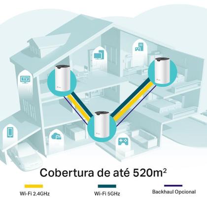 Imagem de Roteador Tp-Link Mesh Deco S7 3 Unidades Wi-Fi 5 Gigabit