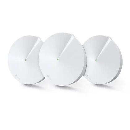 Imagem de Roteador TP-Link WI-FI Mesh Deco M5 Gigabit Ethernet AC1300 10/100/1000MBbs Dual Band 2.4/5GHz Branco 3 Unidades Bivolt