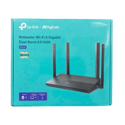 Imagem de Roteador Wi-fi 6 Gigabit Dual Band EX141 Ax1500 Preto