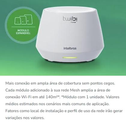 Imagem de Roteador Wi-fi Twibi Force Ax Mesh Intelbras