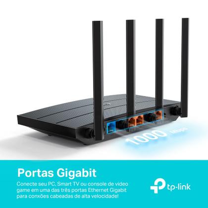 Imagem de Roteador WiFi 6 AX1500 Archer AX12 Dual Band, 4P Gigabit, TPLINK