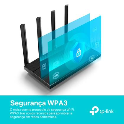 Imagem de Roteador WiFi 6 AX1500 Archer AX12 Dual Band, 4P Gigabit, TPLINK