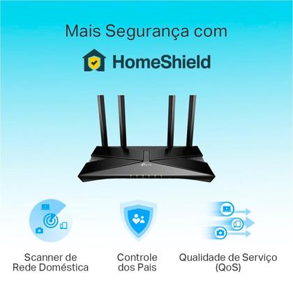 Imagem de Roteador Wifi 6 Ax3000 TpLink Ax53 Gigabit 2402 Mbps 5 GHz