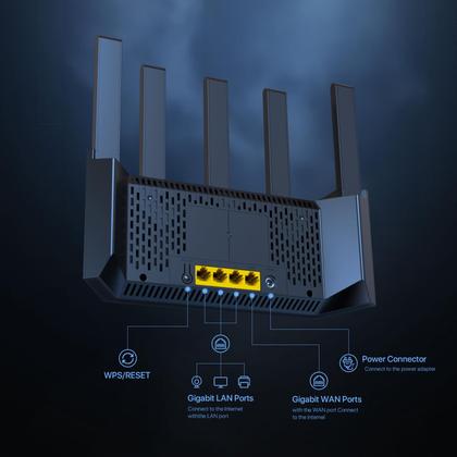 Imagem de Roteador WiFi 6 Tenda AX1500 RX2L Pro Gigabit de banda dupla