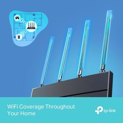 Imagem de Roteador WiFi 6 TP-Link Archer AX12 AX1500 - 1x Porta Gigabit WAN