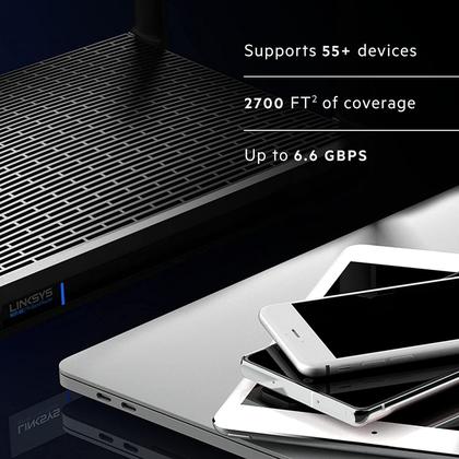 Imagem de Roteador WiFi 6E Malha Linksys Hydra Pro MR7500 AXE6600