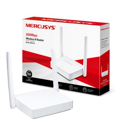 Imagem de Roteador WiFi MW301R Wireless Branco 300Mbps 2 Portas Mercusys