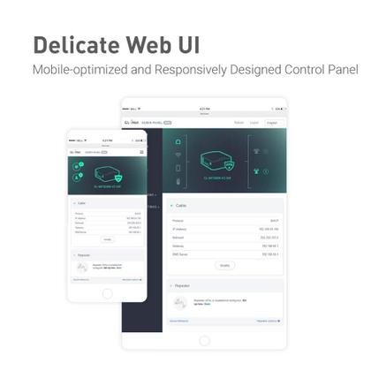 Imagem de Roteador WiFi Portátil GL.iNet GL-MT300N-V2 (Mango) - Mini Travel com 2 Portas Ethernet e USB 2.0