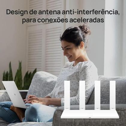 Imagem de Roteador Wireless Huawei AX2S Branco, WiFi 6, Ax1500 MBs, Dual Band, 4 Antenas Ws7000