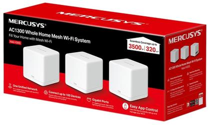 Imagem de Roteador Wireless Mercusys Halo H30G AC1300 Mesh (3 Pecas)