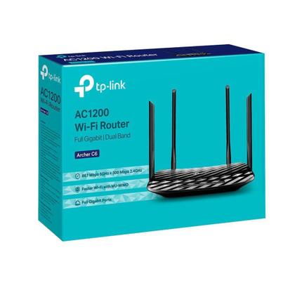 Imagem de Roteador Wireless TP-LINK ARCHER C6 AC1200 Giga 4 Antenas Dual