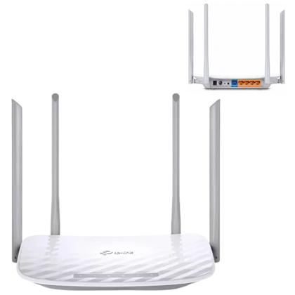 Imagem de Roteador Wireless Tplink Ac1200 Ac 300mb Dualband C/4 Antenas Br
