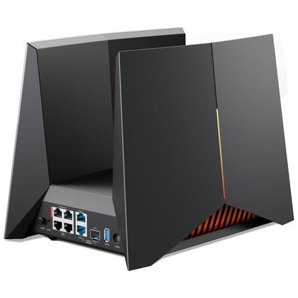 Imagem de Roteador Wireless TPLink Archer GE800 Gaming Wifi 7 TriBand BE19000 SFP 6Ghz 11520MBPs Preto