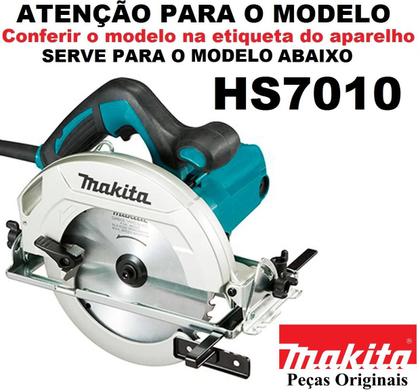 Imagem de Rotor 220V e Carvão P/ Serra Circular Makita HS7010