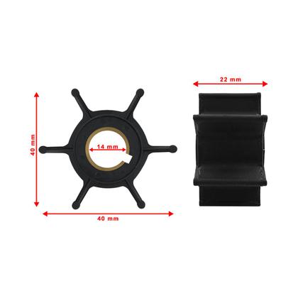 Imagem de Rotor Bomba D'água Yamaha 8HP B e 15HP A (Pinado)