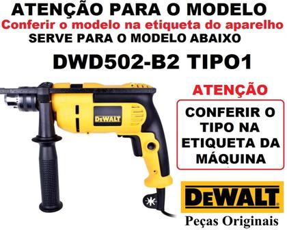Imagem de Rotor Induzido 220V P/Furadeira Dewalt DWD502-B2 TIPO 1