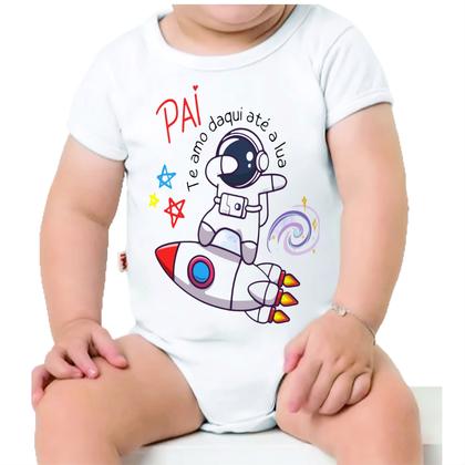 Imagem de Roupa Body Bebê Manga Curta Estampado De Cachorrinhos