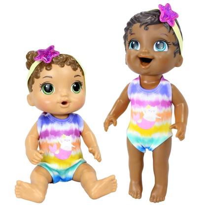 Imagem de Roupa boneca baby alive e little mommy - maio tie day sereia