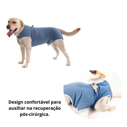 Imagem de Roupa Cirúrgica Protetora Para Cachorros Nº 01 Pet Star