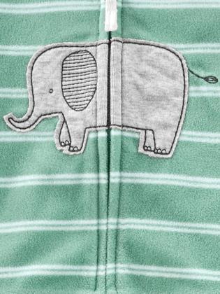 Imagem de Roupa de bebê de 4 peças Simple Joys Mint Elephant de 6 a 9 meses