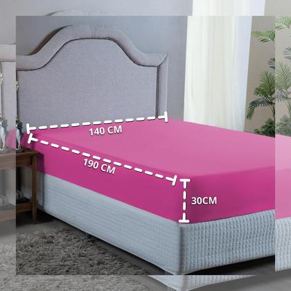 Imagem de Roupa de Cama Casal 400 Fios com Elástico Hotel Pousada Macio Acetinado