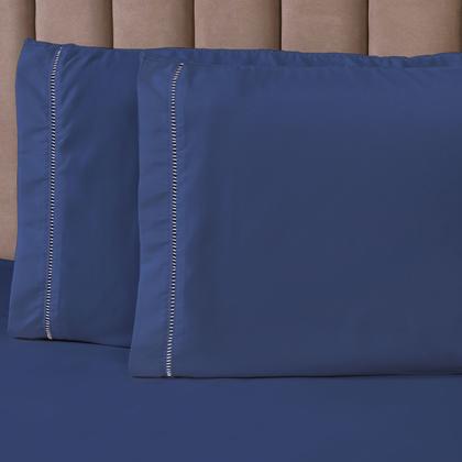 Imagem de Roupa de Cama Casal 400 Fios Micropercal 3 Pçs Jogo de Lençol Extra Macio Toque de Pessego