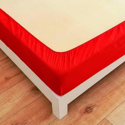 Imagem de Roupa de Cama Solteiro Lisa Com Elástico Clean Toque Suave