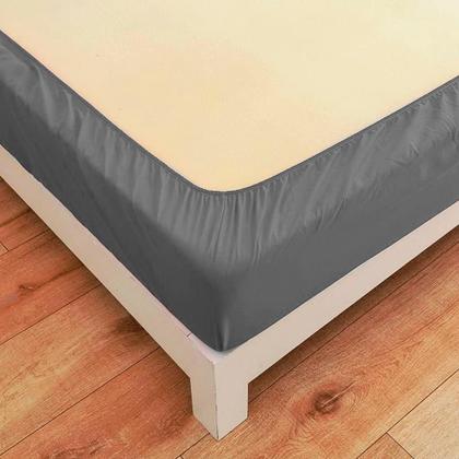 Imagem de Roupa de Cama Solteiro Lisa Com Elástico Clean Toque Suave