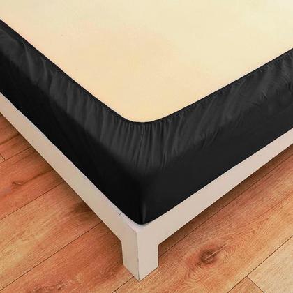 Imagem de Roupa de Cama Solteiro Lisa Com Elástico Clean Toque Suave