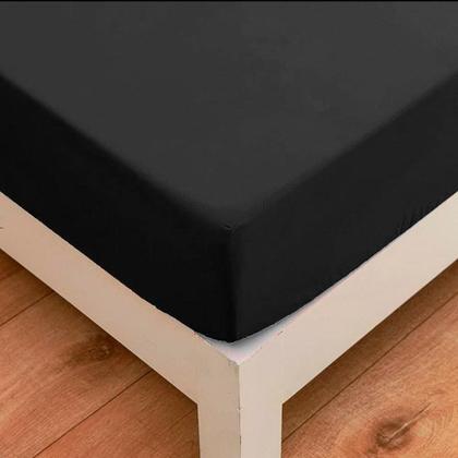Imagem de Roupa de Cama Solteiro Lisa Com Elástico Clean Toque Suave
