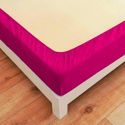 Imagem de Roupa de Cama Solteiro Lisa Com Elástico Clean Toque Suave