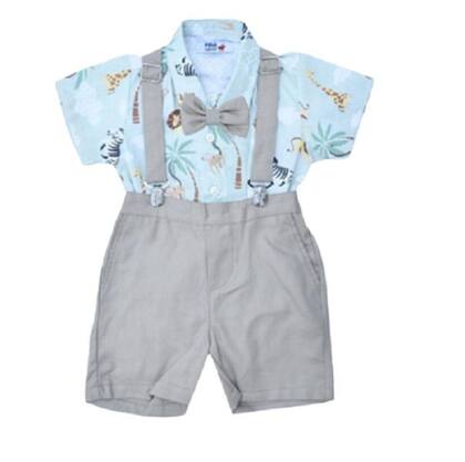 Imagem de Roupa de Menino Aniversário Safari Animais Papilloo