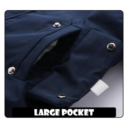 Imagem de Roupa de neve para bebês IBOBOOM, roupa de neve infantil, casaco de inverno, trenó de esqui, jaqueta acolchoada 1-4T