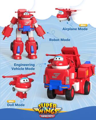 Imagem de Roupa de Robô Super Wings Jett - Transforma em Boneco