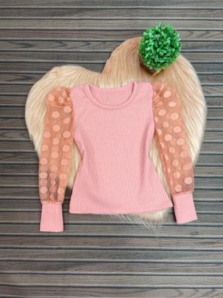 Imagem de Roupa Feminina Infantil Blusa Tule Calça Jogger Blogueirinha