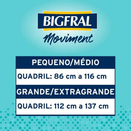 Imagem de Roupa Íntima Bigfral Moviment G/XG 16 Unidades