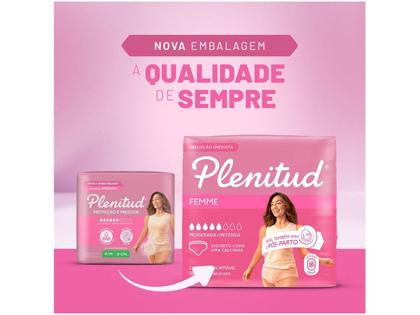 Imagem de Roupa Íntima Descartável Plenitud Femme Ideal para o Pós-Parto P/M 16 Unidades