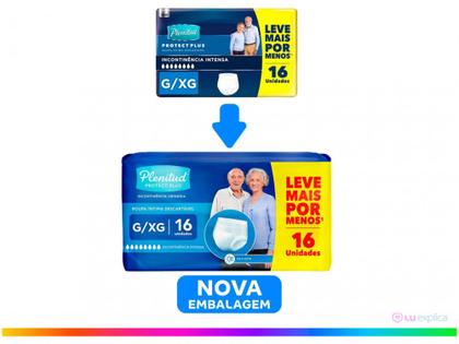 Imagem de Roupa Íntima Descartável Tam. G/XG Plenitud - Protect Plus 16 Unidades