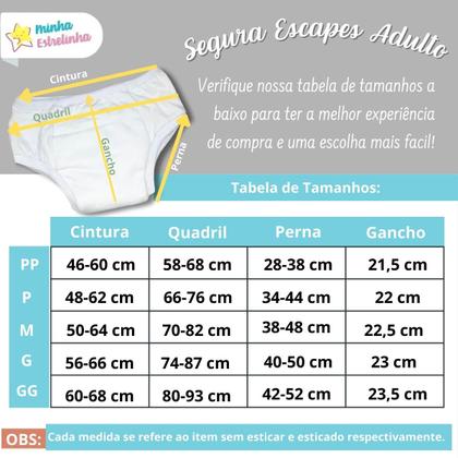 Imagem de Roupa Íntima Geriátrica em Algodão Para Escapes de Urina 2un