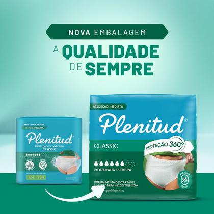 Imagem de Roupa Íntima Plenitud Classic G/XG Alta Absorção 16 Unidades